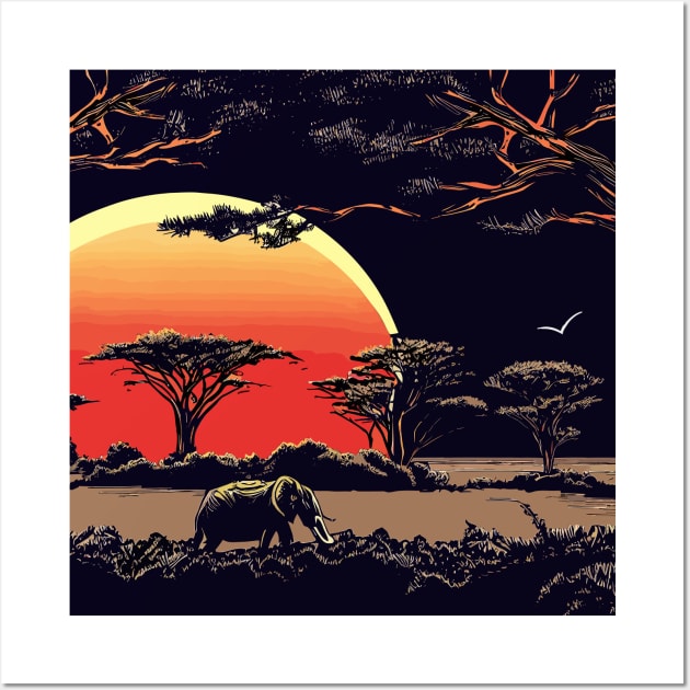 Zambia landscape Wall Art by TomFrontierArt